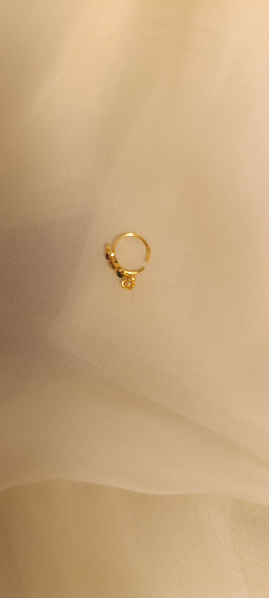 Studded nose ring