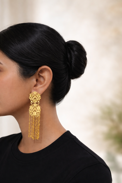 Gul mohar earrings