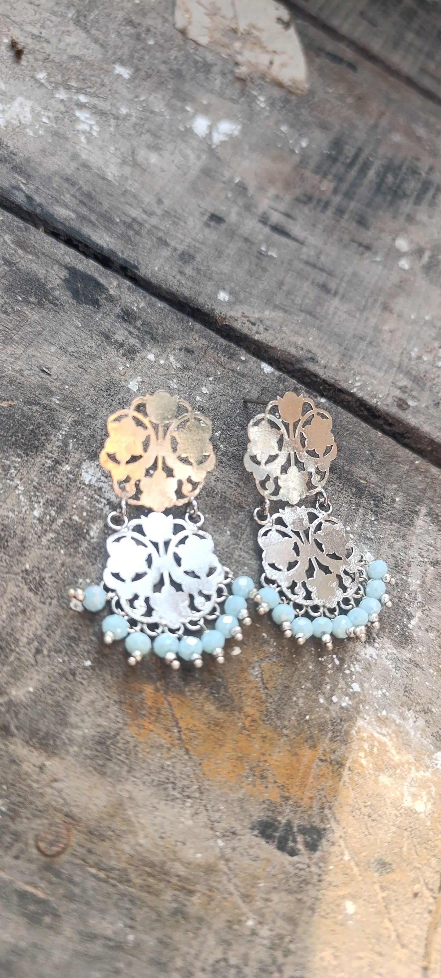 Gul mohar earrings (1)